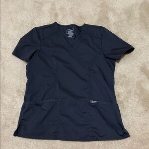 Cherokee Dark Navy Scrub Top